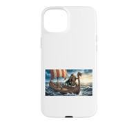 Leif Eriksson Sails Beyond The Horizon, héros Viking Vinland Coque pour iPhone 15 Plus