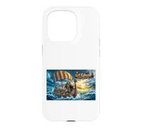Leif Eriksson Sails Beyond The Horizon, héros Viking Vinland Coque pour iPhone 15 Pro