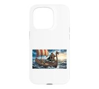 Leif Eriksson Sails Beyond The Horizon, héros Viking Vinland Coque pour iPhone 15 Pro