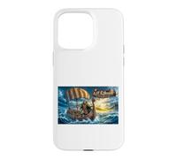 Leif Eriksson Sails Beyond The Horizon, héros Viking Vinland Coque pour iPhone 15 Pro Max
