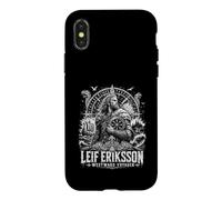 Leif Eriksson Westward Voyager, Explorateur Viking Nordique Coque pour iPhone X/XS
