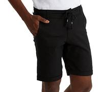 Leif Nelson Bermuda en lin pour homme - Short en lin - Short d'été pour garçon - Pantalon de loisirs, Noir , XXL