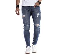 Leif Nelson Jean Homme Pantalon Jean LN-9150, bleu foncé, 33W x 30L