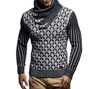 Leif Nelson LN-5385 Pull en tricot pour homme - - XXXL