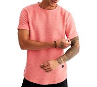 Leif Nelson pour des Hommes Oversize T-Shirt Hoodie Sweatshirt col Rond Encolure Manche Courte Longsleeve Top Basic Shirt Crew Neck Vintage Sweatshirt LN6324