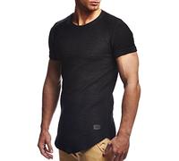 Leif Nelson pour des Hommes Oversize T-Shirt Hoodie Sweatshirt col Rond Encolure Manche Courte Longsleeve Top Basic Shirt Crew Neck Vintage Sweatshirt LN6324