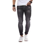 Leif Nelson pour des Hommes Pantalon en Jean Slim fit en Denim Stretch déchiré LN271