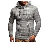 Leif Nelson pour des Hommes Pullover Hoodie Pull à Capuche Pull en Tricot Sweatpullover Longsleeve Sweatshirt arrêtez-Vous LN20743; GR_e XXL,