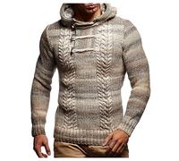 Leif Nelson pour des Hommes Pullover Hoodie Pull à Capuche Pull en Tricot Sweatpullover Longsleeve Sweatshirt arrêtez-Vous LN20743; GR_e 3XL,