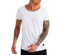 Leif Nelson pour des Hommes T-Shirt Basic Shirt inférieur col Rond Encolure Manche Courte Oversize Longsleeve Sweatshirt Pullover Hoodie Hoody Sweater LN6340; Taille M,