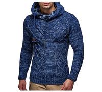 Leif Nelson Pull en Tricot pour Homme avec Capuche/Pull d'hiver de qualité supérieure dans Une Coupe Droite, idéal pour Les Looks décontractés et Professionnels, Disponible dans de Nombreuses Tailles