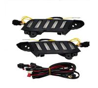LEIFEIS Feux Antibrouillard Pour Toyota Pour Tacoma 2016 2017 2018 2019 2020 2021 2022 2023 LED Lumière Jour Blanche DRL Feux Jour Jaune Signal De Virage 12V