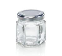 Leifheit 03208 Bocal de Stérilisation à Six Facettes 47 ml Verre Incolore 4.9 x 1.4 x 5.1 cm, Incolore