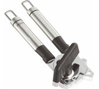 Leifheit 3125 Ouvre-boîtes acier inoxydable/noir avec anneau de suspension série ProLine