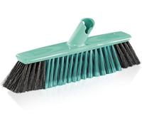 Leifheit Tête Balai pour parquet Xtra Clean 30 cm, Tête de balai dotée de la technologie Click-System s’adaptant à tous les manches Leifheit, Balai en poils naturels très doux