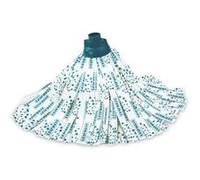 Leifheit Tête de rechange Classic Mop Viscose, Tête de balai en viscose et polyester pour les taches tenaces sur carrelage et sols en pierre, tête de mop serpillère absorbante lavable à 60 °C