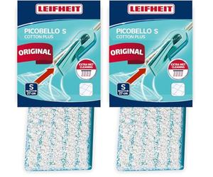 Leifheit 56611 Éponge Strong pour Picobello Plus 27 cm Bleu 32 x 12 x 12 cm (Lot de 2)
