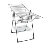 Leifheit 81472 Wäscheständer Classic 250 Flex 25 m Trockenlänge Schwarz