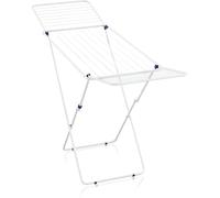 Leifheit 81539 Séchoir sur pied Classic 200 Easy Blanc/Bleu Foncé 54,5 x 4,5 x 128 cm