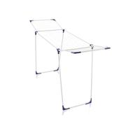 Leifheit Séchoir sur pied Classic 180 Solid, étendoir à linge pliable pour extérieur & intérieur, séchoir à linge 18 m solide & robuste