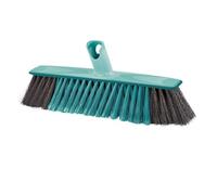 Leifheit Allround Balai Xtra Clean 30 cm, Poil Naturel, Balai de Chambre, Balayette, Vert Menthe, 45032