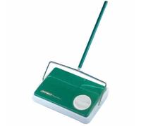 Balai mécanique Leifheit Regulus 11700, balayeuse efficace avec 3 brosses rotatives de balayage, sans câble ni électricité,turquoise