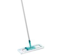 Leifheit Bodenwischer Profi mit Teleskopstiel aus Stahl Micro Duo, 80 - 135 cm, 55049