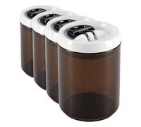 Leifheit Boîte de conservation Fresh & Easy, boîte à café de 1 400 ml (Lot de 4)