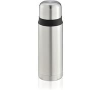 Leifheit Bouteille Isotherme Coco 500 ml, thermos 100% étanche, gris | Gourde isotherme étanche à double paroi en acier inoxydable, 12 h chaud / 24 h froid, gourde de voyage résistante aux choc