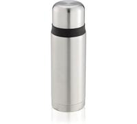 Leifheit Bouteille Isotherme Coco 750 ml, thermos 100% étanche, gris | Gourde isotherme étanche à double paroi en acier inoxydable, 12 h chaud / 24 h froid, gourde de voyage résistante aux choc