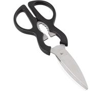 Leifheit Ciseaux de ménage ProLine, Ciseaux de cuisine aux lames tranchantes et poignées ergonomiques, Ciseaux multiusage 25 cm, Ciseaux multifonction avec casse-noix, ouvre-couvercle et décapsuleur