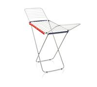 Leifheit Séchoir sur pied Classic Siena 200 Easy Aluminium, étendoir à linge pour intérieur & extérieur, sèche linge ultra-léger, longueur d'étendage 20 m, un accessoire Multicolore