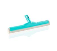 Leifheit Raclette à eau LFH56423 – Double lèvre blanche en caoutchouc Dura-Flex 45 cm Turquoise
