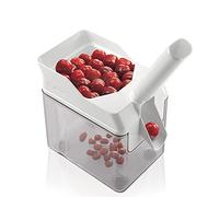Leifheit Dénoyauteur à cerises Cherrymat, appareil de cuisine pour la séparation propre de la chair et du noyau, matériel de pâtisserie facile à nettoyer