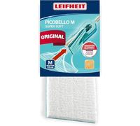 Leifheit Éponge de Rechange Picobello M, Super Soft, 33 cm, Housse Lave-Sol | Serpillère fibres extra douces, faible absorption d’eau, adaptée au parquet, stratifié, lavable à 40 °C, housse de nettoyage