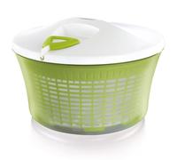 Essoreuse à salade Leifheit ComfortLine 23200, grande capacité de 5,5 litres, mécanisme innovant à cordon, vert et blanc