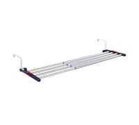Leifheit Séchoir pour radiateur Quartett Duo 81413 – aluminium, 4,2 m d'étendage – Gris