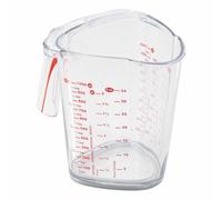 Leifheit Gobelet Gradué ComfortLine, Verre Mesureur, Plastique, Rouge, 1 L, 3048