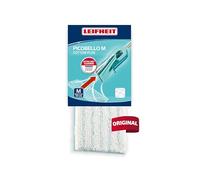 Leifheit Housse de nettoyage cotton plus pour lave-sol Picobello M, Housse de rechange pour carrelages et sols en pierre, Serpillère lavable en machine à laver