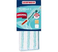 Leifheit Housse de nettoyage micro duo pour lave-sol Picobello S, Housse de rechange pour tous types de sols, Serpillère lavable en machine à laver