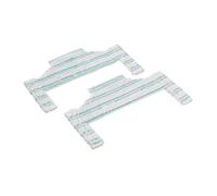 Leifheit Housse de nettoyage pour aspirateur balai lave sol Regulus Aqua PowerVac Pro, Lot de 2, Housse d'essuyage, Pièce détachée aspirateur laveur Leifheit, Housse pour patin aspirateur nettoyeur