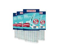 Leifheit Housse de Rechange Balai Easy Spray XL, Micro Duo, Lot de 4 | Housse de nettoyage pour balai vaporisateur Easy Spray XL, poils spéciaux et microfibres, pour tous sols, lavable à 60 °C