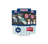 Leifheit Housse de Rechange Balai Profi XL Micro Duo, tous sols, lot de 3 | Microfibre double fibre, nettoyage carrelage, joints, parquet et stratifiés, lavable en machine 400 fois à 60 °C