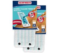 Leifheit Housse de Rechange Micro Duo Clean Twist et Combi M, Lot de 2