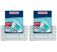 Leifheit Housse de Rechange pour Balai Nettoyeur de Douche Bath Cleaner Micro Duo, Housse Microfibre spéciale robinetterie, Eponge Micro Duo Ultra absorbante et nettoyante pour Nettoyeur de Baignoire