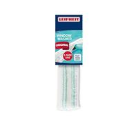 Leifheit Housse de rechange, pour mouilleur-vitre Window Washer M, 26 cm | Housse en microfibre spéciale, extrêmement absorbante, élimine efficacement la saleté, lavable à 40 °C, fixation par velcro