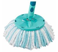Leifheit Housse de Rechange " Twist Disc Mop " Wechselaufsatz Chiffon Rond Blanc