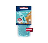 Leifheit Housse lave-sol Clean Twist M static plus, housse de rechange en microfibres polyester pour tous les types de sols lisses, housse pour balai nettoyage à sec 55330 32 x 15 x 15 cm