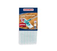 LEIFHEIT Clean Twist M Ergo micro duo 52123 Housse de rechange microfibres pour balai a plat. nettoie en douceur et absorbe