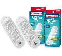 Leifheit Housse pour plumeau SUPERDUSTER XL, Housses de Rechange, Lot de 2